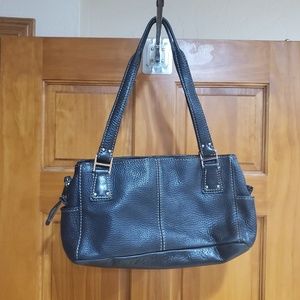 FOSSIL black leather purse
